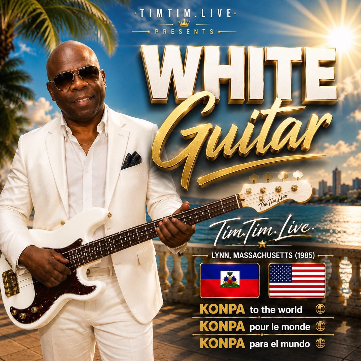 Gita Blan (White Guitar) — TimTim.Live cover art